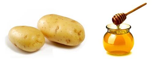Potatoes and honey treat osteochondrosis