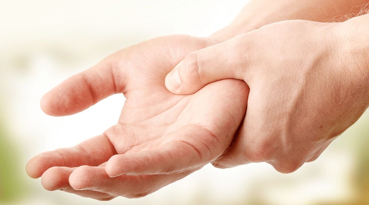 Hand joint pain