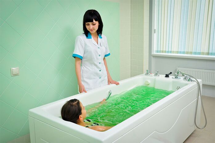 Therapeutic bathing is an effective treatment for joint disease