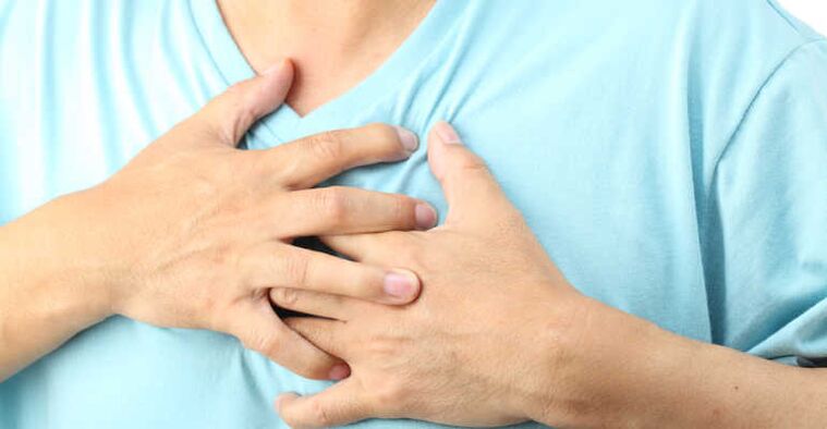 Chest osteochondrosis usually presents with pain in the heart area