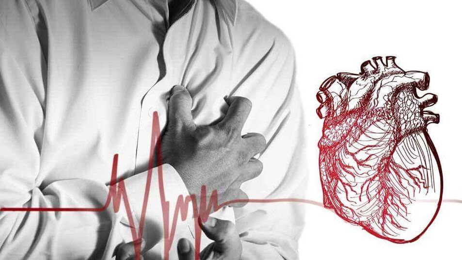 Extrasystoles may occur due to cardiac rhythm disturbances in thoracic osteochondrosis