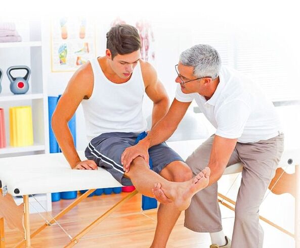 Manual treatment of joint pain caused by osteoarthritis